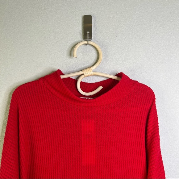 Calvin Klein Mockneck Colorblock Waffle Knit Top Size 2X Plus - Picture 11 of 16